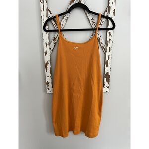Nike‎ Sportswear Essential Women's Ribbed Dress Mustard Size Large